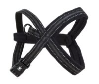 Hurtta pehmendustega Y-traksid koerale, 70 cm - must