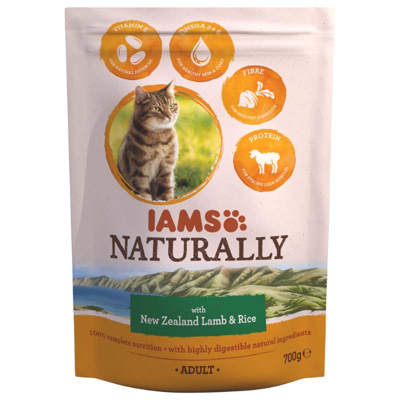 Iams Cat Naturally New Zealand Lamb & Rice kuivtoit kassidele