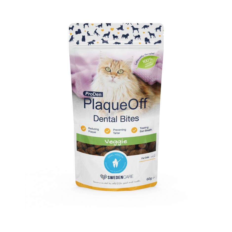 PlaqueOff Dental Bites Veggie kassidele, 60 g