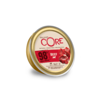 Wellness CORE 98% ühe proteiiniga märgtoit kassidele veisega, 12x85 g