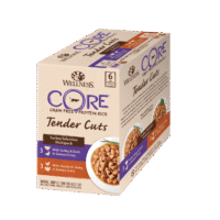 Wellness CORE Tender Cuts Selection Multipack linnuliha valik – 6 x 85 g, märgtoit kassidele