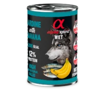 Alpha Spirit konserv koertele sardiinid ja banaan, 400 g