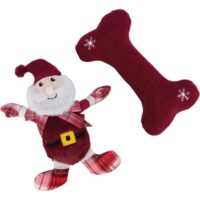 Xmas koerte mänguasi päkapikk+kont