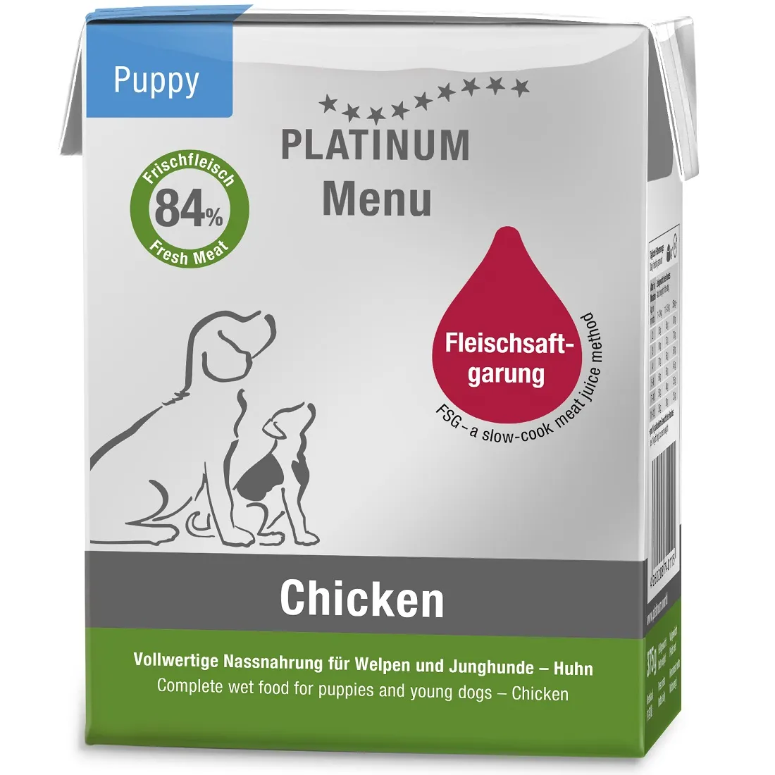 Platinum Menu Puppy kanaga märgtoit koertele