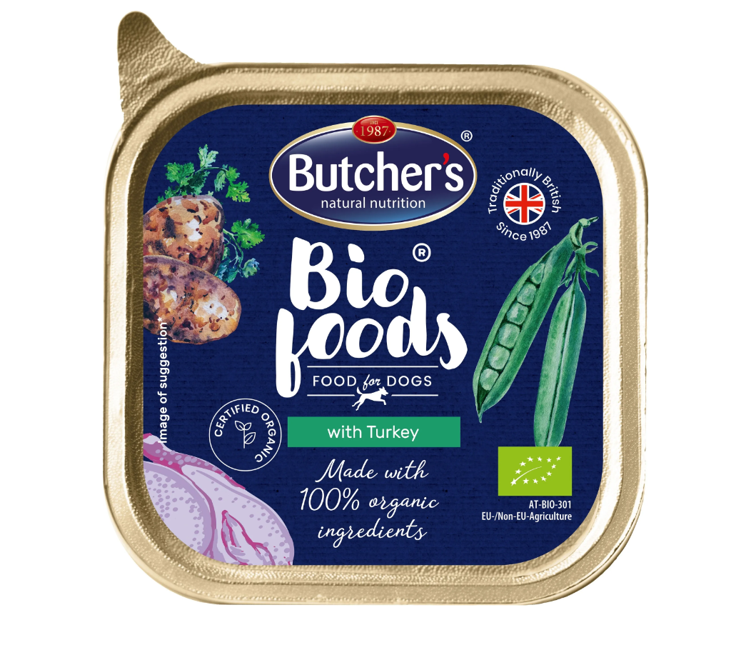 Butcher's Bio koera konserv kalkuniga, 150 g