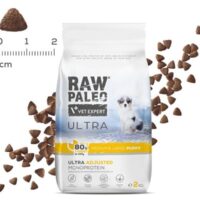 Raw Paleo Ultra täissööt kalkuniga keskmisele ja suurt tõugu kutsikale, 2 kg