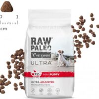 Raw Paleo Ultra täissööt veisega mini tõugu kutsikatele, 8 kg