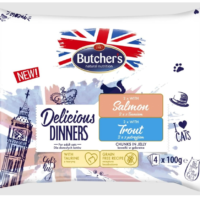 Butchers Delic. Dinner kassi einekotike lõhe/forell, 4x100g