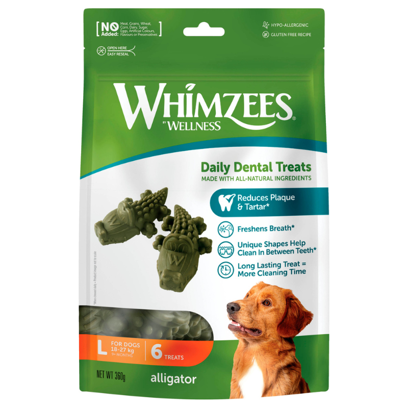 Whimzees Alligator närimismaius koerale