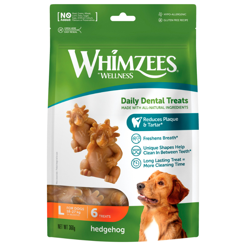Whimzees Hedgehog närimismaius koerale