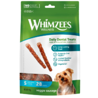 Whimzees Veggie Sausage närimismaius koertele