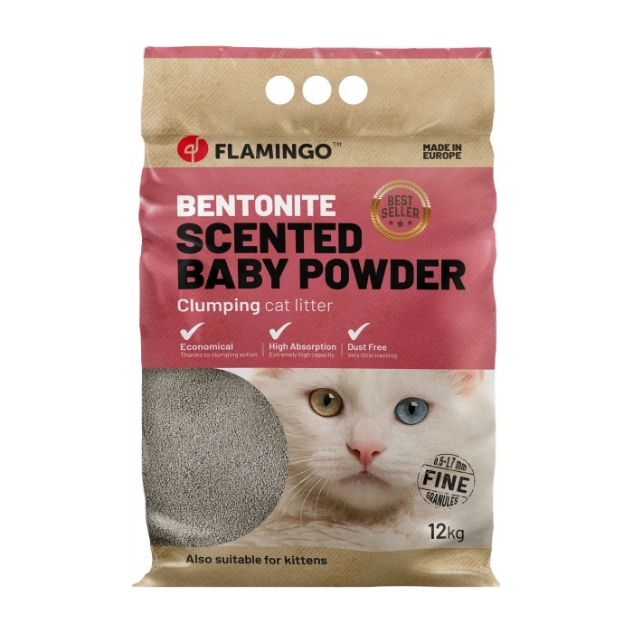 Flamingo Baby Powder kassiliiv, 12 kg