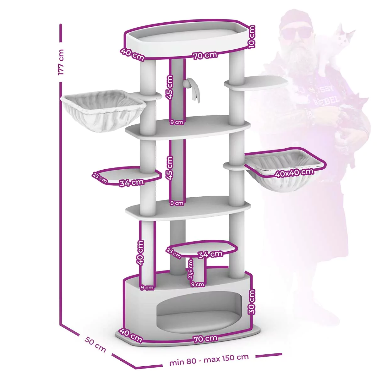 Petrebels Alexandra 177 kraapimispuu kassidele - Image 5
