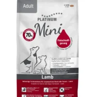 Platinum Adult Lamb Mini poolpehme koerte kuivtoit, 900 g