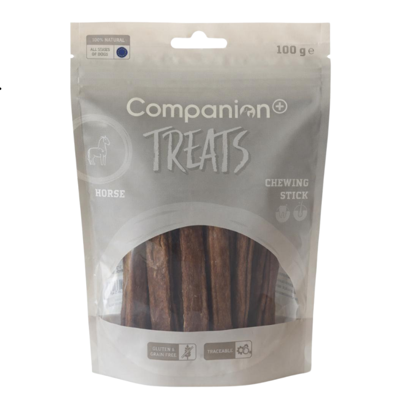 Companion+ Vital närimispulgad koertele hobuseliha ja linaseemneõliga, 100 g