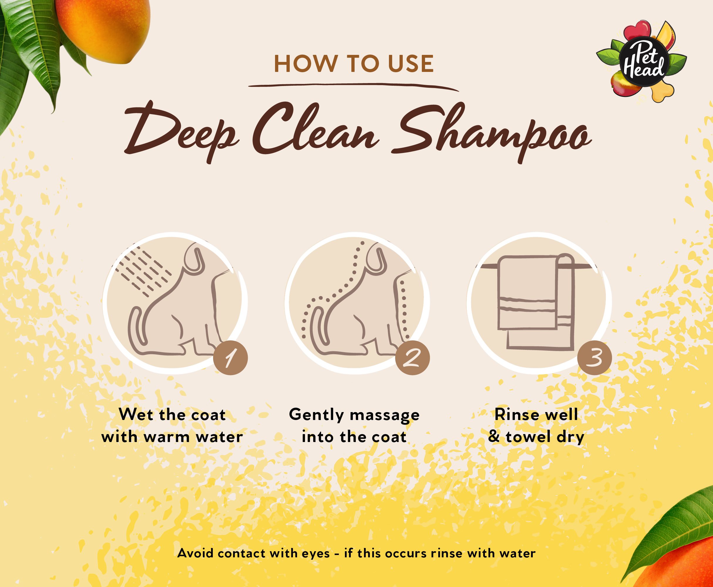 Pet Head Ultimutt Clean Deep sügavpuhastav šampoon, 300 ml - Pilt 3